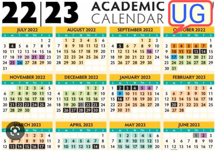 MARK YOUR CALENDARS! UG RELEASES ACADEMIC CALENDAR FOR 2022/2023 SECOND